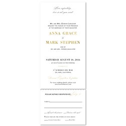 Elegant Script Wedding Invitations | Private Affair (100% recycled paper)