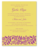 Indian Wedding Invitations ~ Raas Garba (seeded paper)