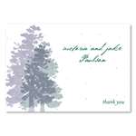 Purple and Green Thank You Cards | Red Woods