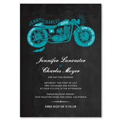 Motorcycle Wedding Invitations | Riding Together