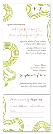 All in One Wedding Invitations ~ Rings of Life