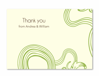 Recycled Thank You Cards ~ Rings of Life