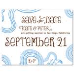 Modern Save the Date cards ~ Rings of Life