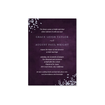 Black Tie Wedding Invitations | Romance