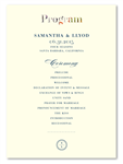 Unique Wedding Programs Romantique by ForeverFiances