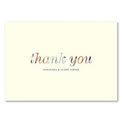Romantique Thank you cards by ForeverFiances Weddings