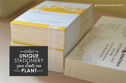 Ordering Samples from Green Business Print