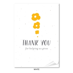 Plantable Thank you notes | Seed to Flower