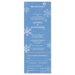 Seal and Send Wedding Invitations - Snow Fall