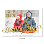 Sled Holiday Cards | Snow Ride (100% recycled paper)