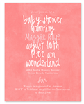 Baby Shower Invitations - So Pink!