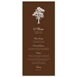 Tree Wedding Menus ~ Solid Oak (recycled)