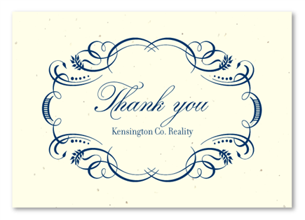 Business Thank you cards ~ Sophisticated by Green Business Print