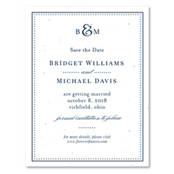 Elegant Wedding Save the Date cards | Sophisticated