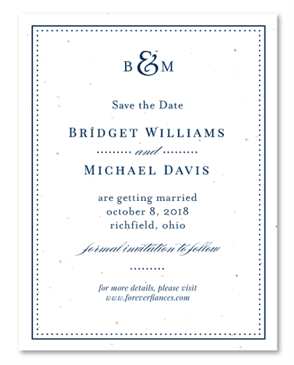 Elegant Wedding Save the Date cards | Sophisticated