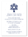 Bar Mitzvah Invitations ~ Star Tree of Life (seeded)