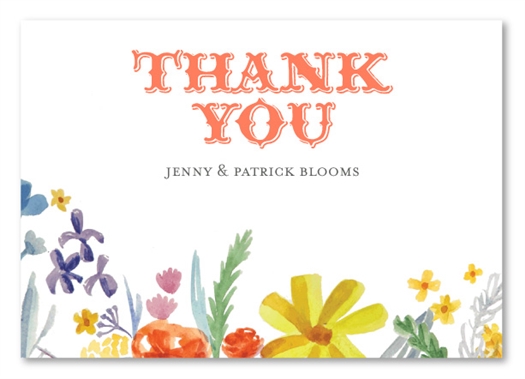 Wildflowers Summer Thank you cards | Summer Stories