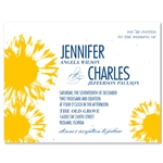 Plantable Wedding Cards ~ Sunflower (seeded paper)