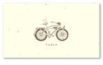 Whimsical Wedding Table Cards - Sunset Bike by ForeverFiances
