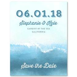 Surf Save the Date | Swamis California (100% recycled paper)