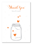 Mason Jar Thank You Cards | On Seeded Paper