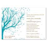 Tree Wedding Invitations | Swinging Leaves (seeded)