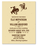 Western Wedding Invitations | Tennessee Stud
