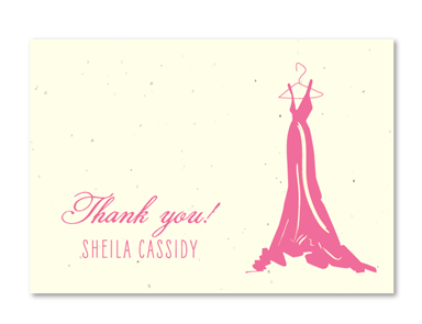 Plantable Thank you cards | The Bride