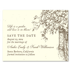 Save the Date on Seed Paper ~ The Estate by ForeverFiances Weddings