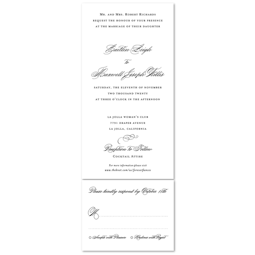 Tiffany style Wedding Invitations send n sealed