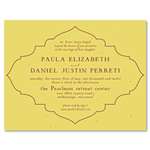 Affordable Wedding Invitations ~ Timeless Frame (seeded paper)