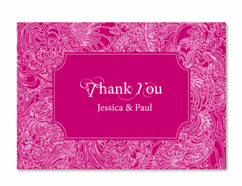 Recycled Paper Thank You Cards ~ Tree Bark
