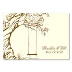 Plantable Paper Thank you cards | The Tree We Climbed Into (Swiss Chocolate, Cream)