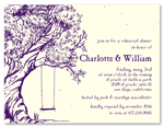 Unique Rehearsal Dinner Invitations ~ The Tree We Climbed Into