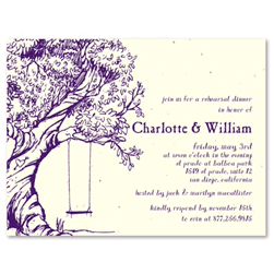 Unique Rehearsal Dinner Invitations ~ The Tree We Climbed Into