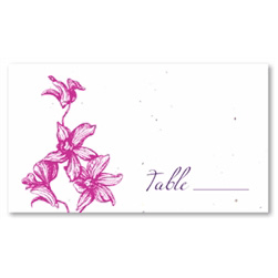Plantable Table Cards - Tropical Orchids