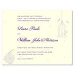 Whimsical Wedding Announcements ~ Very Mademoiselle (seeded paper)