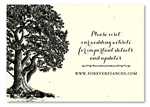 Unique Insert Cards - Vieux Oak (plantable)