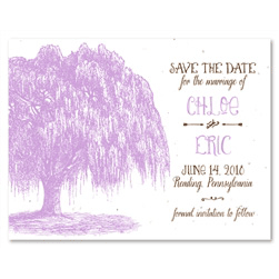 Weeping Willow Save the Date | Weeping Willow (plantable)