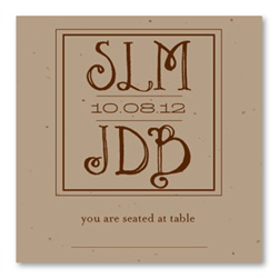 Table | Western Monogram (plantable)