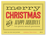 Plantable business holiday cards ~ Western Christmas by Green Business Print