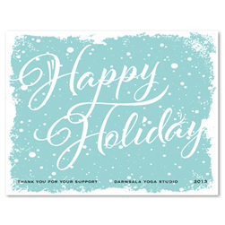 Holiday Greeting cards ~ White Christmas by Green Business Print