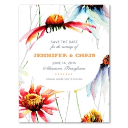 Daisy Save the Date Cards | Wild Daisies
