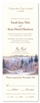 Winter Meadow Wedding Invitations (100% recycled linen paper)