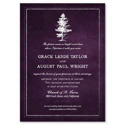 Winter Tree Wedding Invitations | Winter Valor