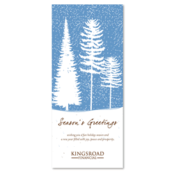 Plantable business holiday cards ~ Winter's Glory by Green Business Print