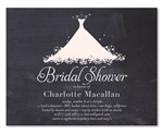 Wedding Gown Bridal Shower Invitations | Wonderful Gown
