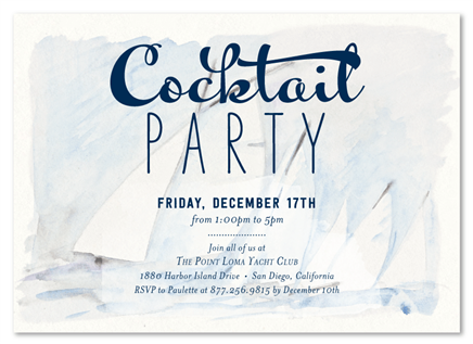 Business Event Invitations | Yacht Club