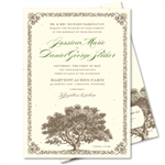 Rustic Tree Wedding Invitations | American Rustic