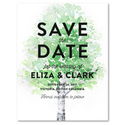 Save the Date cards - BC Birch (Recycled)